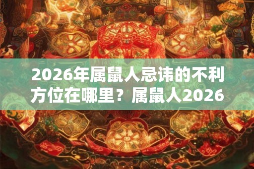 2026年属鼠人忌讳的不利方位在哪里？属鼠人2026年不宜去什么方位？
