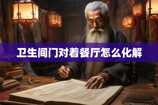 卫生间门对着餐厅怎么化解