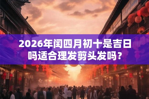 2026年闰四月初十是吉日吗适合理发剪头发吗？