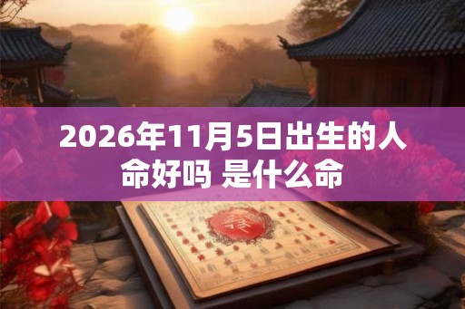 2026年11月5日出生的人命好吗 是什么命