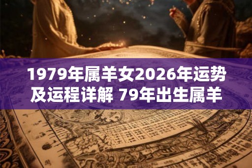 1979年属羊女2026年运势及运程详解 79年出生属羊人2026全年每月运势女性