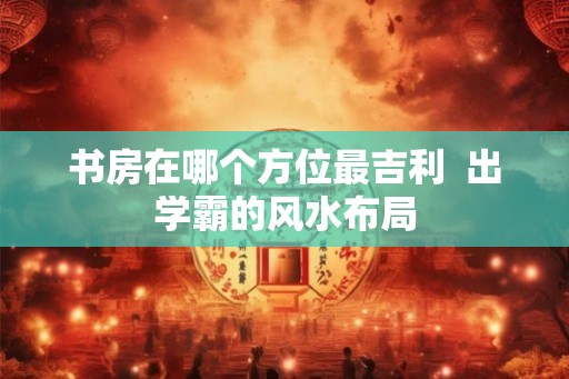 书房在哪个方位最吉利  出学霸的风水布局