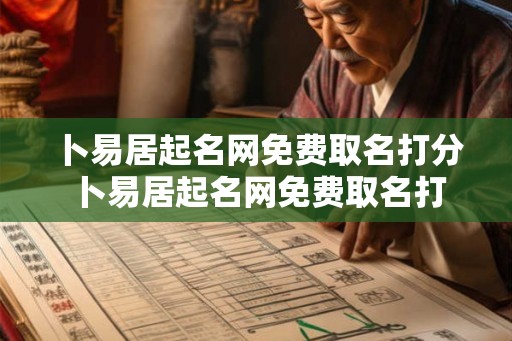 卜易居起名网免费取名打分 卜易居起名网免费取名打分三才 卜易居起名网免费取名打分 卜易居起名网免费取名打分三才