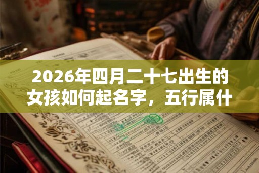 2026年四月二十七出生的女孩如何起名字，五行属什么