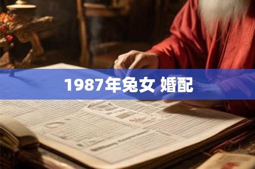 1987年兔女 婚配