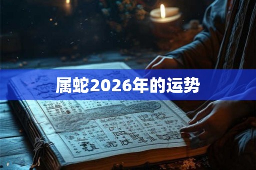 属蛇2026年的运势