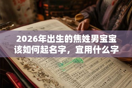 2026年出生的焦姓男宝宝该如何起名字,宜用什么字。 2026年出生的焦姓男宝宝该如何起名字,宜用什么字。