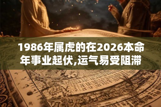 1986年属虎的在2026本命年事业起伏,运气易受阻滞