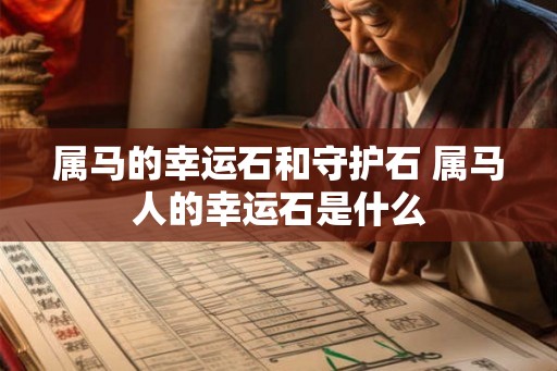 属马的幸运石和守护石 属马人的幸运石是什么