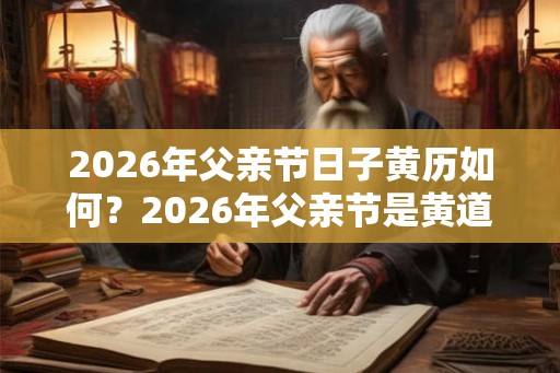 2026年父亲节日子黄历如何?2026年父亲节是黄道吉日吗? 2026年父亲节日子黄历如何?2026年父亲节是黄道吉日吗?