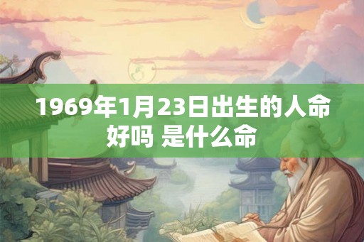 1969年1月23日出生的人命好吗 是什么命