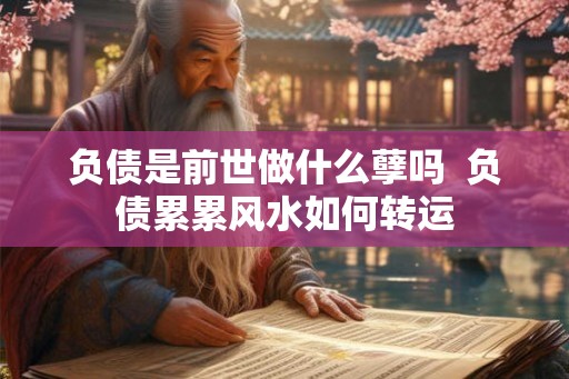 负债是前世做什么孽吗  负债累累风水如何转运