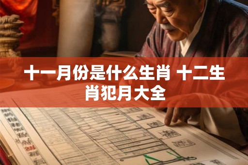 十一月份是什么生肖 十二生肖犯月大全