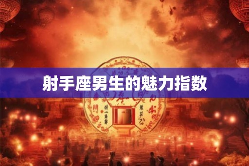 射手座男生的魅力指数 射手座男生的魅力指数