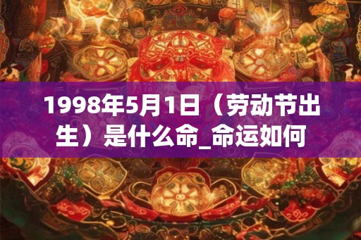 1998年5月1日（劳动节出生）是什么命_命运如何