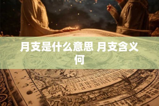月支是什么意思 月支含义何