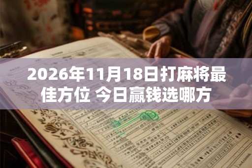 2026年11月18日打麻将最佳方位 今日赢钱选哪方