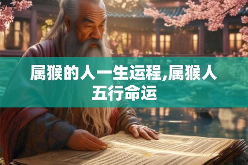 属猴的人一生运程,属猴人五行命运