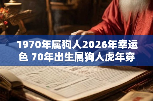 1970年属狗人2026年幸运色 70年出生属狗人虎年穿什么颜色衣服好