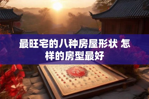 最旺宅的八种房屋形状 怎样的房型最好