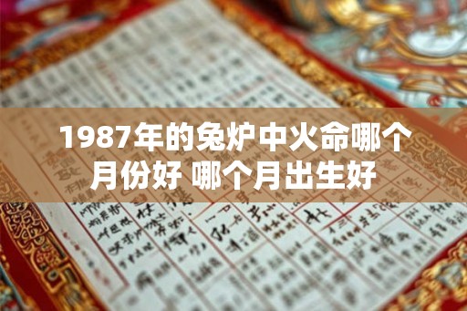 1987年的兔炉中火命哪个月份好 哪个月出生好