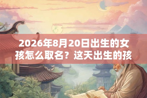 2026年8月20日出生的女孩怎么取名？这天出生的孩子好吗？