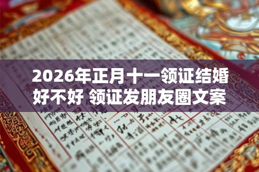 2026年正月十一领证结婚好不好 领证发朋友圈文案分享 2026年正月十一领证结婚好不好 领证发朋友圈文案分享