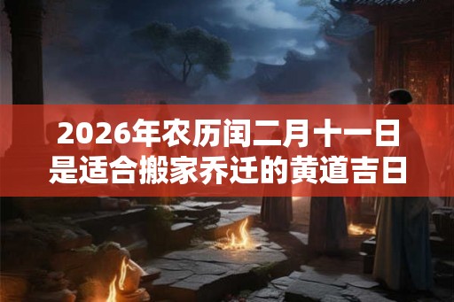 2026年农历闰二月十一日是适合搬家乔迁的黄道吉日吗？