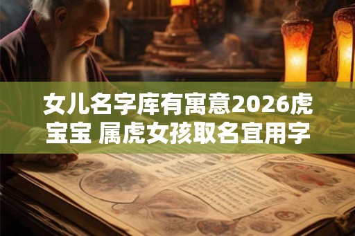 女儿名字库有寓意2026虎宝宝 属虎女孩取名宜用字 女儿名字库有寓意2026虎宝宝 属虎女孩取名宜用字