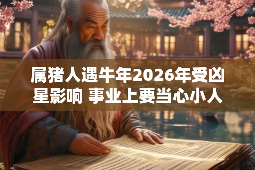 属猪人遇牛年2026年受凶星影响 事业上要当心小人