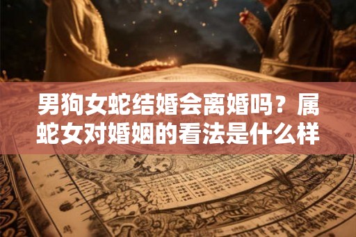 男狗女蛇结婚会离婚吗？属蛇女对婚姻的看法是什么样的？