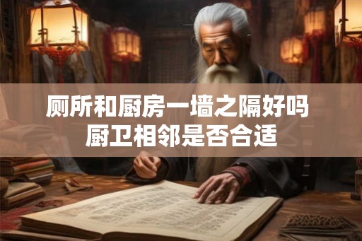 厕所和厨房一墙之隔好吗 厨卫相邻是否合适 厕所和厨房一墙之隔好吗 厨卫相邻是否合适