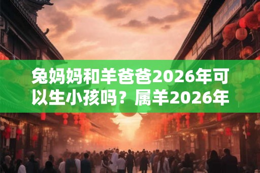 兔妈妈和羊爸爸2026年可以生小孩吗？属羊2026年犯太岁吗？