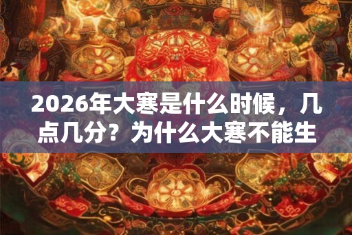 2026年大寒是什么时候，几点几分？为什么大寒不能生火？