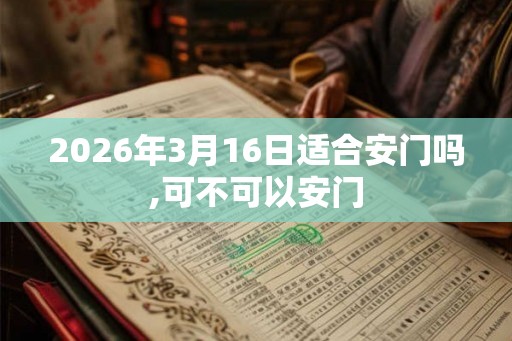 2026年3月16日适合安门吗,可不可以安门 2026年3月16日适合安门吗,可不可以安门
