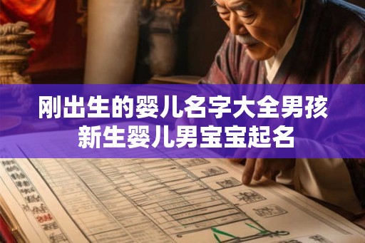 刚出生的婴儿名字大全男孩 新生婴儿男宝宝起名 刚出生的婴儿名字大全男孩 新生婴儿男宝宝起名