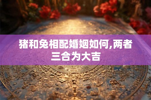 猪和兔相配婚姻如何,两者三合为大吉