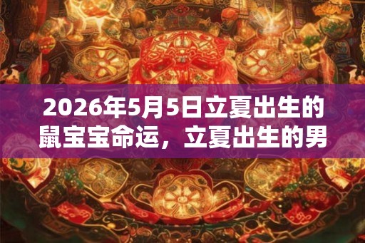 2026年5月5日立夏出生的鼠宝宝命运，立夏出生的男孩小名