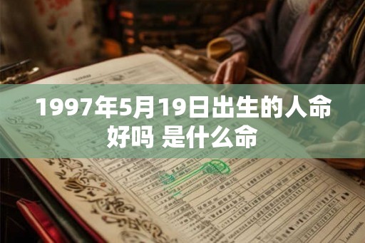 1997年5月19日出生的人命好吗 是什么命