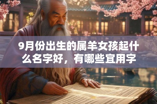 9月份出生的属羊女孩起什么名字好，有哪些宜用字
