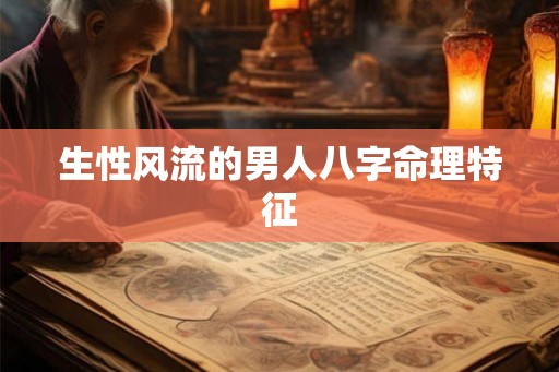 生性风流的男人八字命理特征