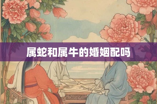 属蛇和属牛的婚姻配吗 属蛇和属牛的婚姻配吗