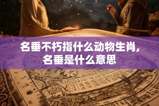 名垂不朽指什么动物生肖,名垂是什么意思