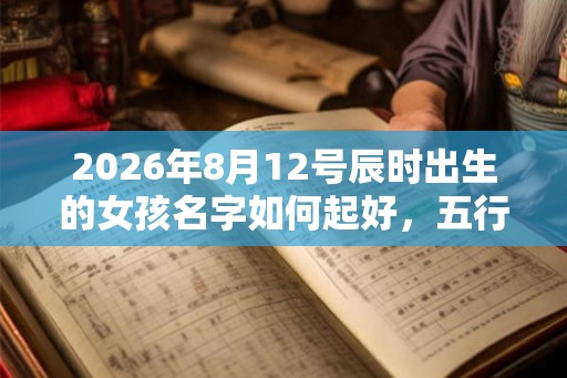 2026年8月12号辰时出生的女孩名字如何起好，五行属什么