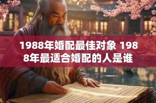 1988年婚配最佳对象 1988年最适合婚配的人是谁