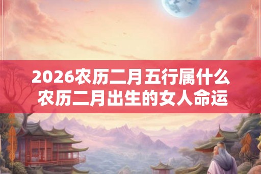 2026农历二月五行属什么 农历二月出生的女人命运