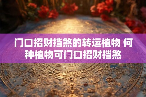 门口招财挡煞的转运植物 何种植物可门口招财挡煞 门口招财挡煞的转运植物 何种植物可门口招财挡煞