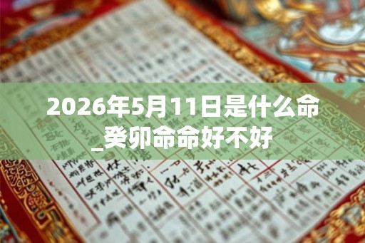 2026年5月11日是什么命_癸卯命命好不好