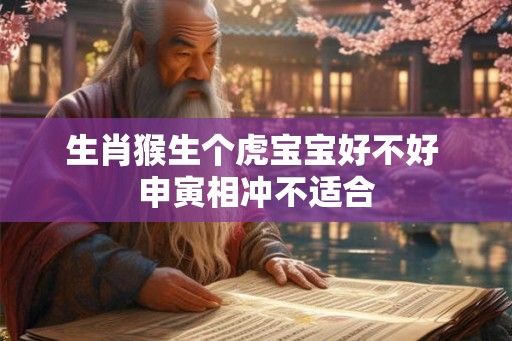 生肖猴生个虎宝宝好不好 申寅相冲不适合