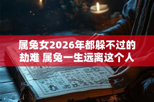属兔女2026年都躲不过的劫难 属兔一生远离这个人